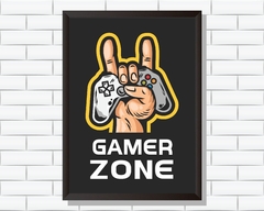 Quadro Gamer Zone na internet