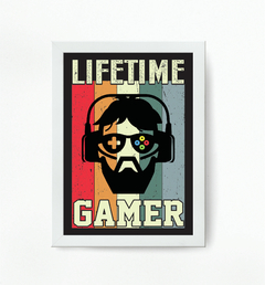 Quadro Lifetime Gamer - comprar online