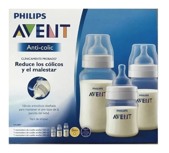 Mamadera Philips Avent Anticolic 125ml Recién Nacido - Bebelli