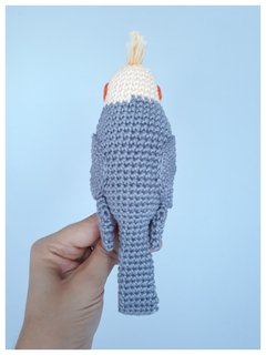 Calopsita Amigurumi na internet