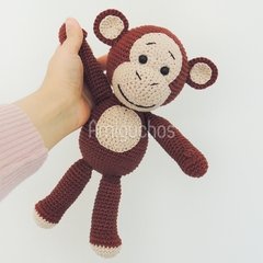 Macaco Amigurumi - Amiguchos Arte em Crochê