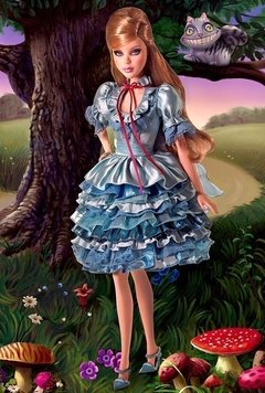 Alice in Wonderland Barbie doll