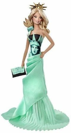 Barbie Statue of Liberty Dolls of The World