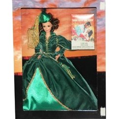 Barbie Doll Scarlett O’Hara (Green Drapery Dress) - Michigan Dolls