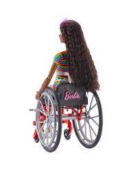 Barbie Fashionista 166 - Negra com cadeira de rodas - Michigan Dolls