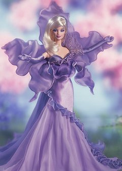 The Orchid Barbie doll