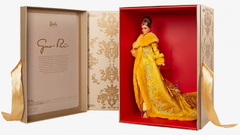 Guo Pei Barbie Doll Wearing Golden-Yellow Gown