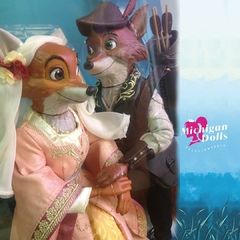 Disney Designer Fairytale Robin Hood and Maid Marian doll set - comprar online