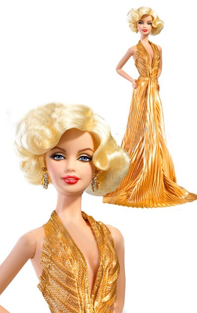 Marilyn monroe barbie hot sale doll