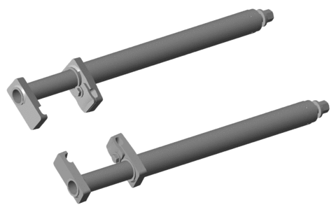 Encolhedor rápido de molas de suspensão para uso com chave pneumática ou chave catraca (curso de 30 a 330 mm para molas entre 100 e 206 mm) - Raven 103003