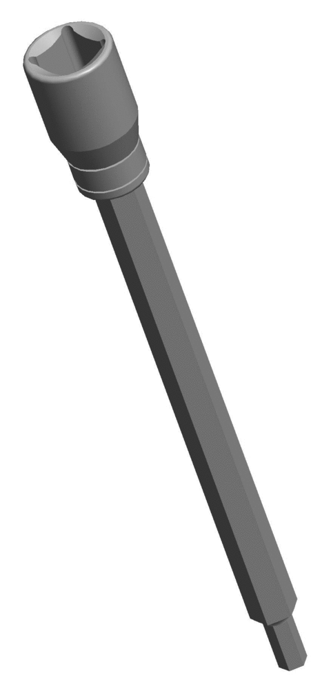 Chave sextavada longa de 6 mm p/ parafusos do coletor de admissão de VW AP 1800
