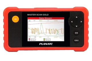 Scanner Gold Planatc by Launch Para Diagnósticos - Motor - Transmissão - A/T - ABS - Airbag - AF - Oil Reset + 6 funções Especiais