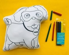 Cão Suquinho para Colorir - Boneco para pintar na internet