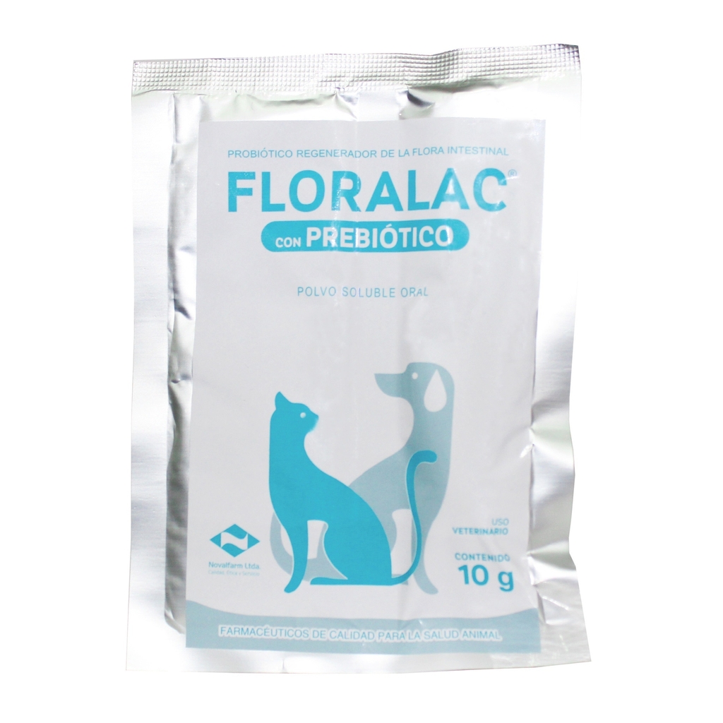 Floralac Probiotico Regenerador Flora Intestinal Para Perros Y Gatos X