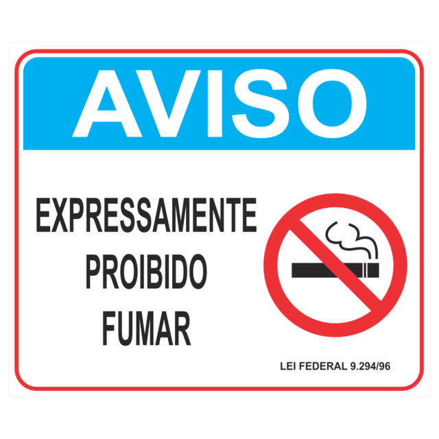 Adesivo Proibido Fumar Legisla O