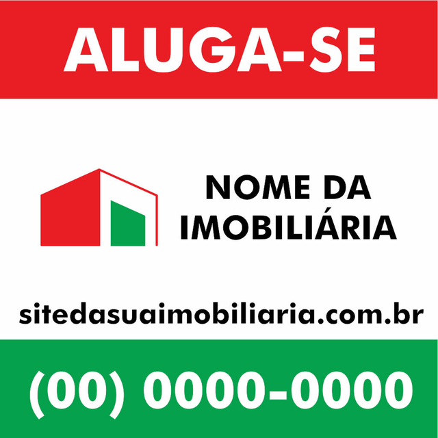 Placa Aluga Se Para Imobili Ria