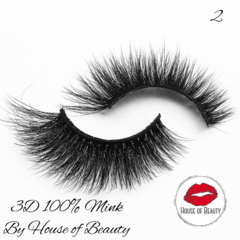 Pestañas 3D 100% Mink House of Beauty - tienda en línea