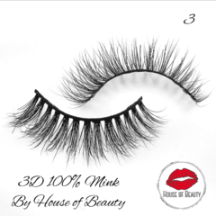 Pestañas 3D 100% Mink House of Beauty en internet