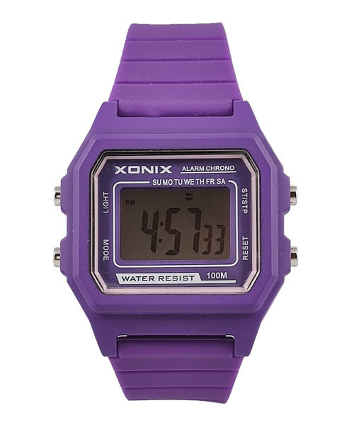 Reloj XONIX IX 003 Digital Vintage Violeta Sumergible