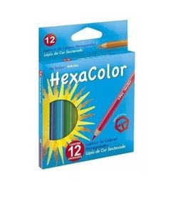 Lápiz Pax Hexacolor x 12 u. Cortos - comprar online