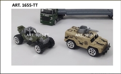 Camión tipo mosquito militar con 2 vehículos Art. 1655-TT - tienda online