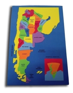 Encaje mapa de Argentina - comprar online