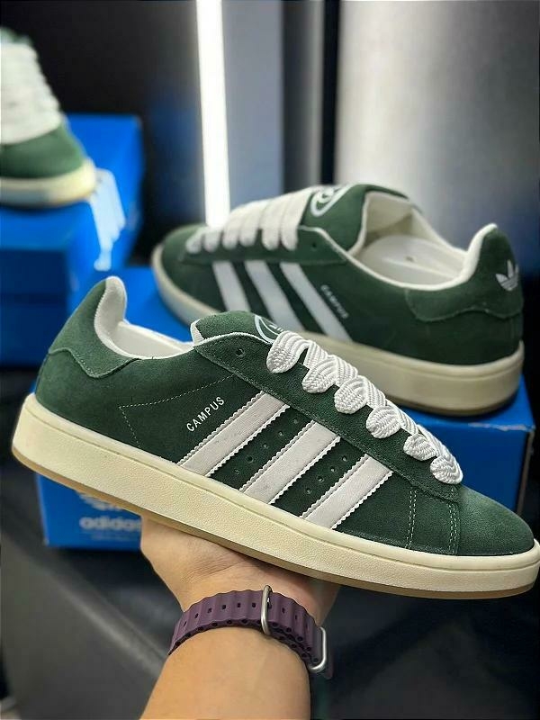 Adidas tenis verde militar online