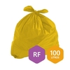 Saco de Lixo 100L 100Un Amarelo