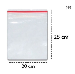 Saco Zip Bag 20×28 – Pacote com 100 unidades