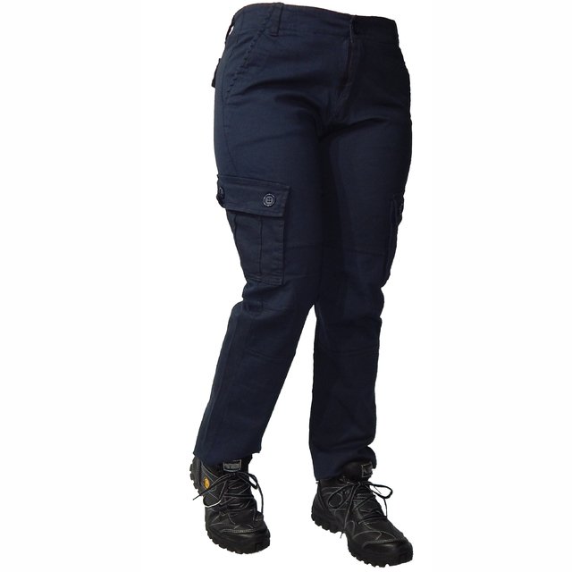 Pantalon Cargo elastizado Reforzado Mujer 40 Al 60 Jeans710