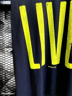 Camiseta Regata King&Joe Live - Preta C/Verde Neon na internet