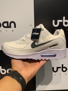 Tênis Nike Air Max 90 Branco C/Preto (Masculino) - Urban Store - Moda Masculina, Roupas, Calçados e muito mais!