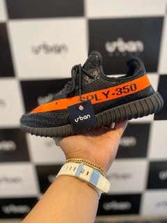 Tênis Adidas Yeezy Boost 350 Preto e Laranja (Masculino) na internet