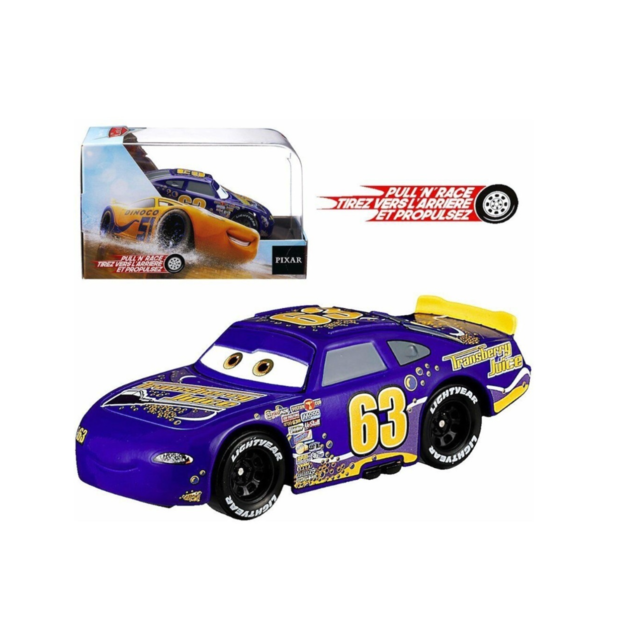 Disney Cars Lee Revkins Pull n Race Diecast Carro Fric o