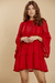 Vestido Charlotte Rojo - comprar online