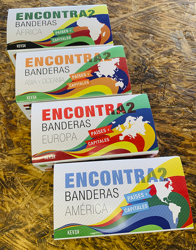 Pack X 4 ENCONTRA2: Banderas Del Mundo - KEVEK