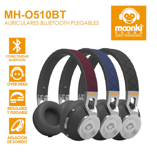 Auriculares Moonki MH O510BT