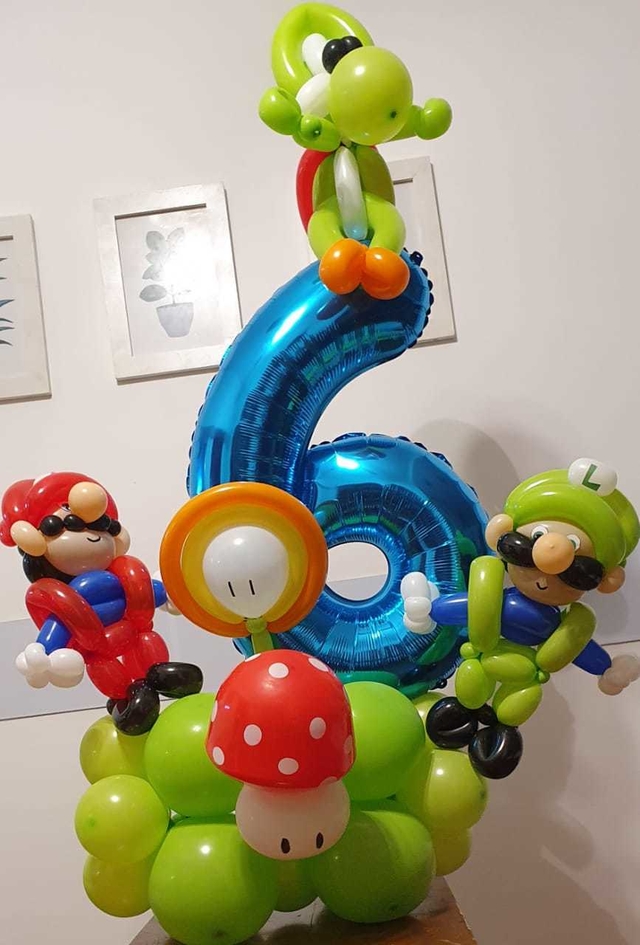 Balloon Bouquet Mario Bros