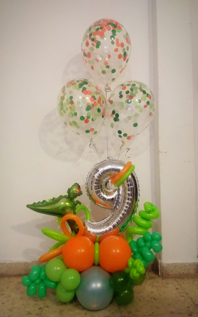 Balloon Bouquet Dino Festiball Tienda De Globos