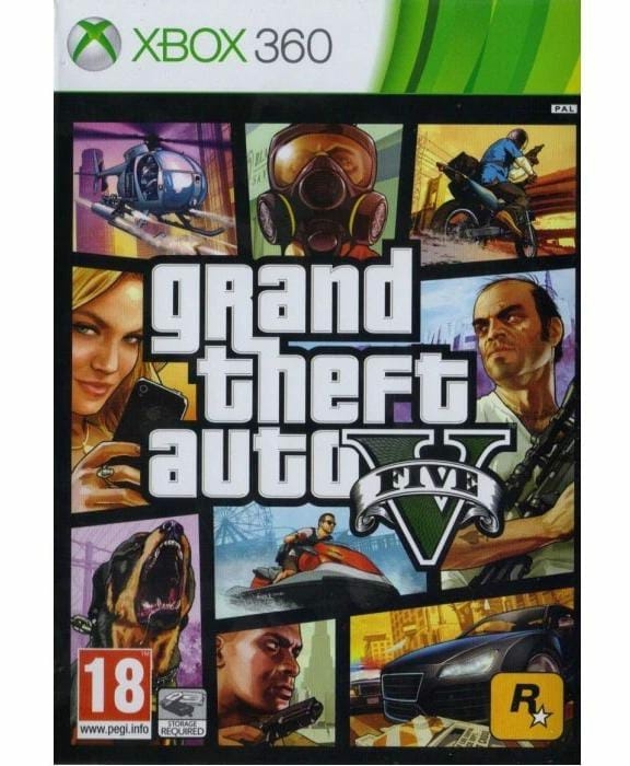 Jogo GTA 5 Grand Theft Auto V Xbox 360 Midia Fisica Original Novo