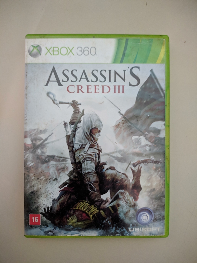 Jogo Assassins Creed III Xbox 360 e Xbox One