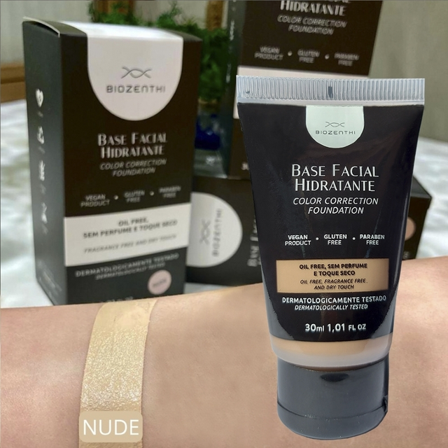 Base Facial Hidratante Nude G Flor De Aroeira