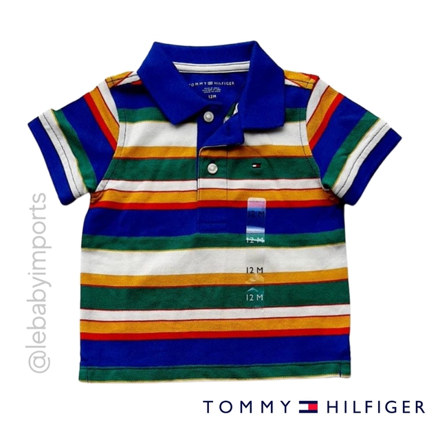 Camisa Polo verde Tommy Hilfiger Original Kids