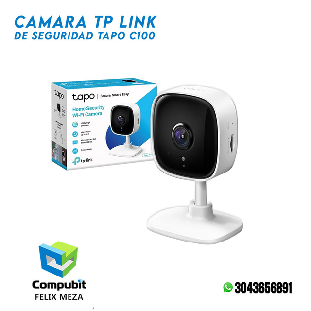 5238 Camara de Seguridad Wifi - ip Tapo C100 1080p TP Link