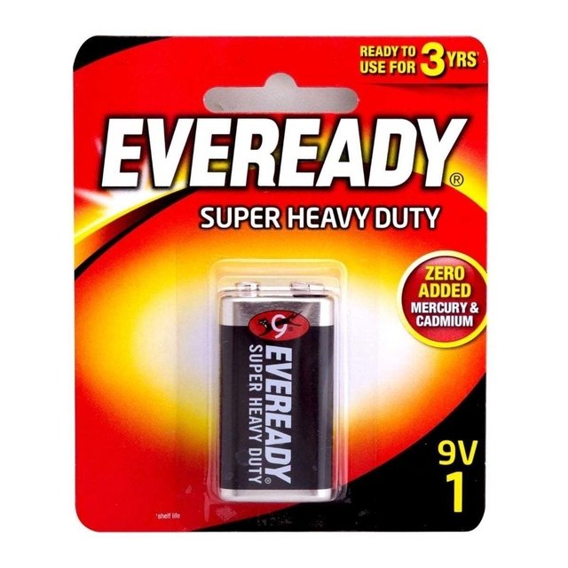 Batería 12v pila Everredy - Cube comunicaciones