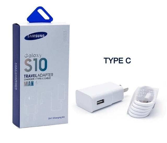Cable Tipo C Usb Carga Rapida Celular Cargador Samsung Noga Color Blanco