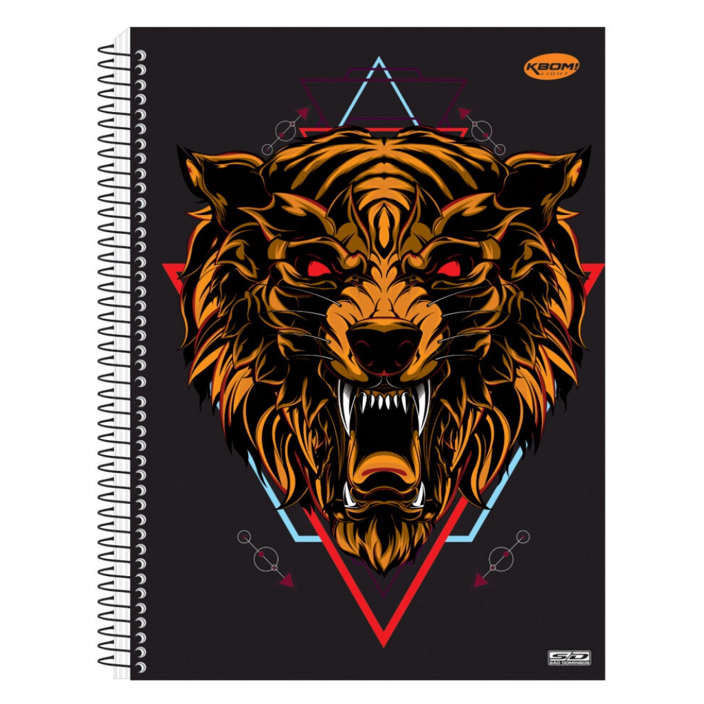 Caderno Universit Rio Kbom Light Mat Rias Folhas S O Domingos