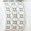 Coleção Marzzo enxoval em algodão egípcio - Jogo de toalha de banho 5 peças - Jogo de toalha de banho branca com barrado bordado fendi