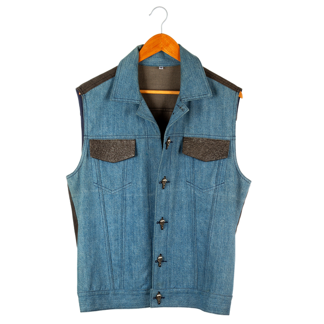 Coletes jeans hot sale customizados