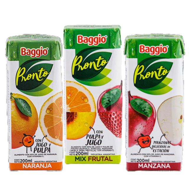 Baggio Jugo De Fruta 200 Ml Comprar En B B